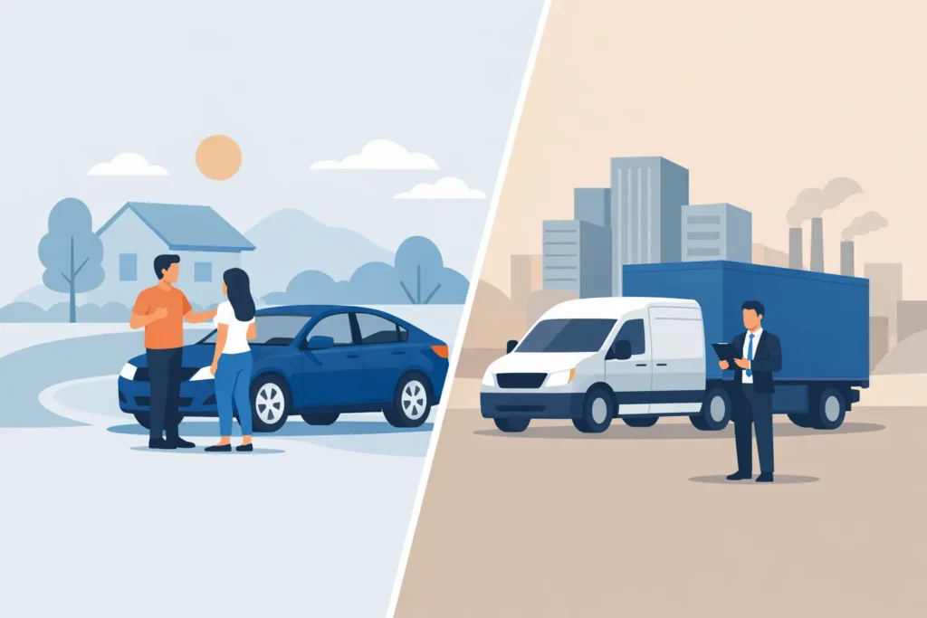Personal Auto vs Commercial Auto Explained